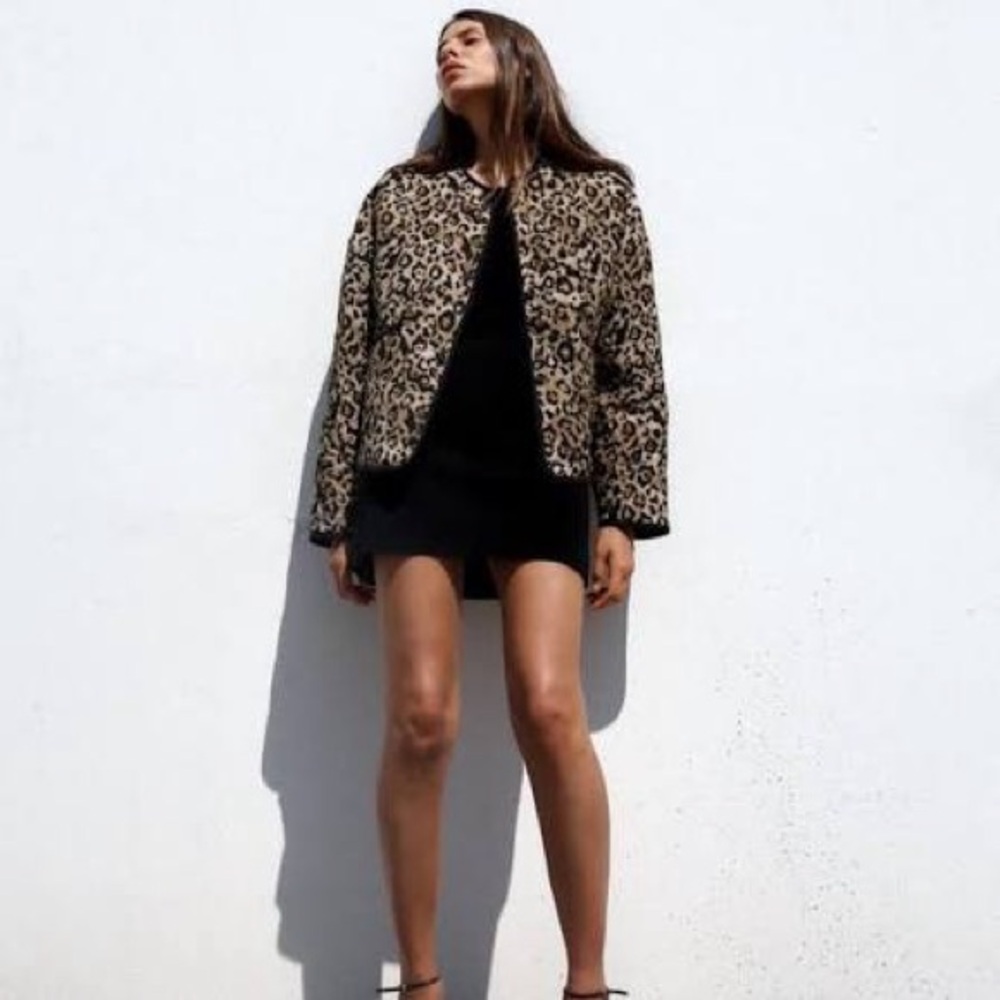 Animal print jacket